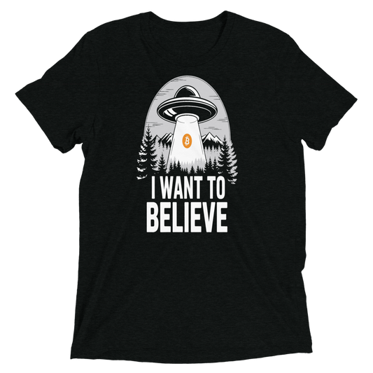 I Want To Believe Triblend Tee