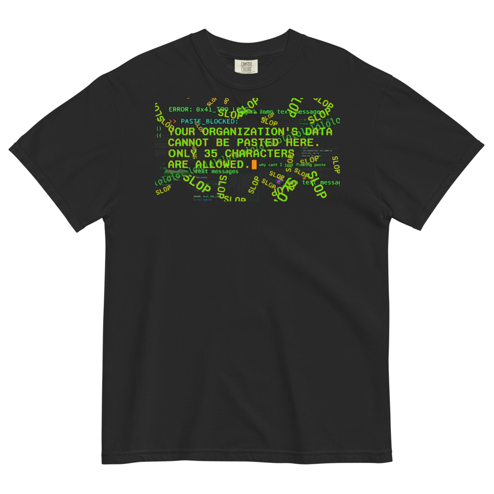 Your Organizations Data Heavyweight Tee