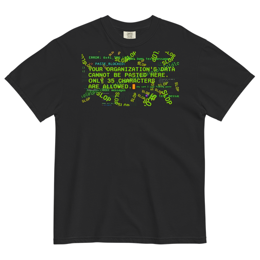 Your Organizations Data Heavyweight Tee