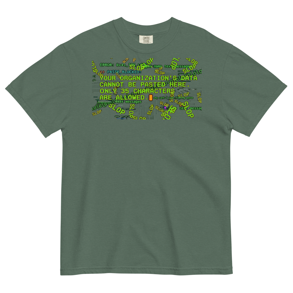 Your Organizations Data Heavyweight Tee