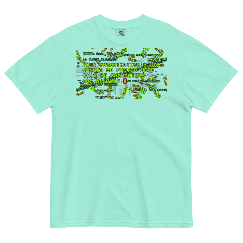 Your Organizations Data Heavyweight Tee