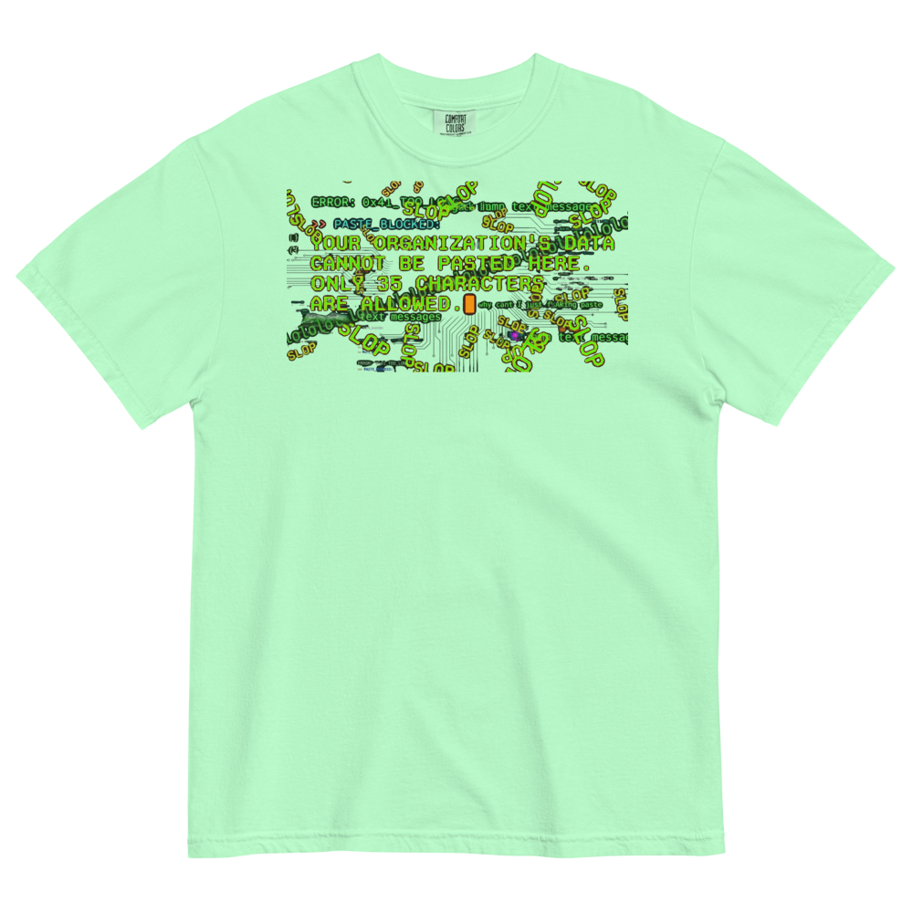 Your Organizations Data Heavyweight Tee