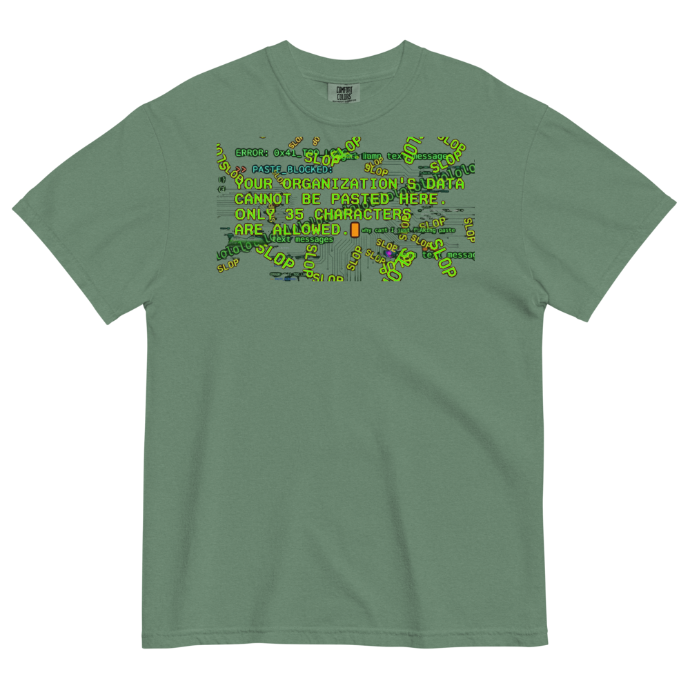 Your Organizations Data Heavyweight Tee