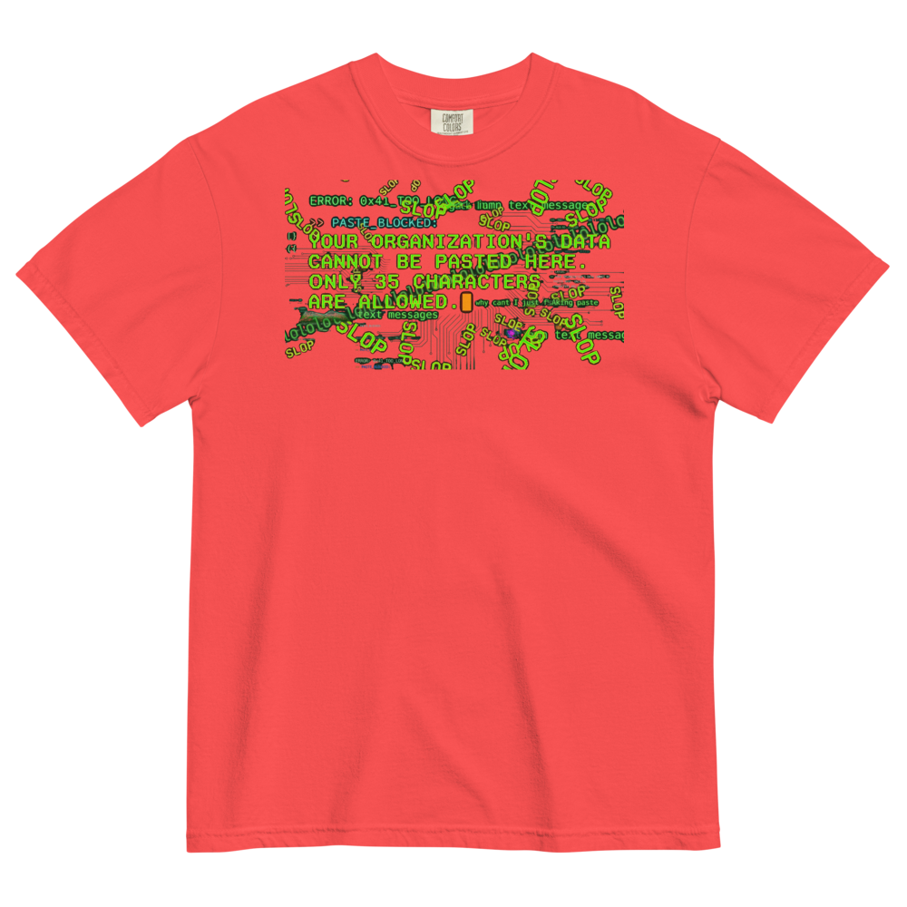 Your Organizations Data Heavyweight Tee