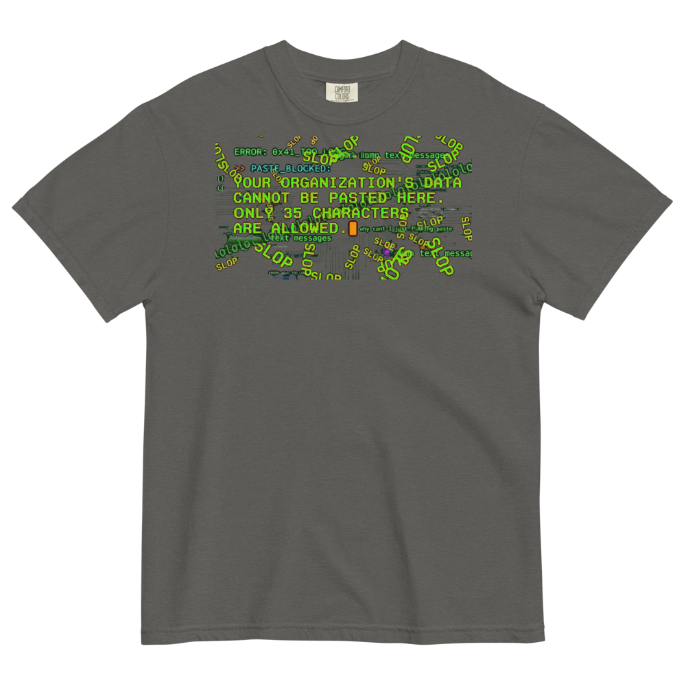 Your Organizations Data Heavyweight Tee