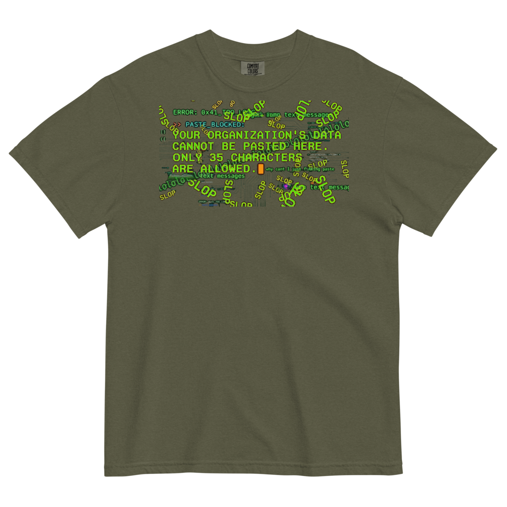 Your Organizations Data Heavyweight Tee