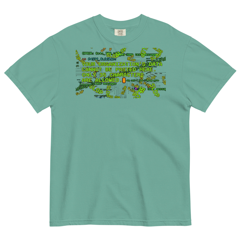 Your Organizations Data Heavyweight Tee