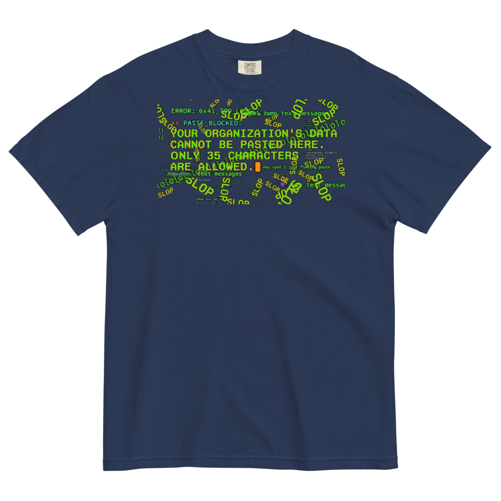 Your Organizations Data Heavyweight Tee