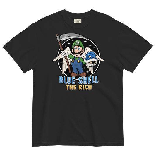 Blue Shell The Rich Heavyweight Tee