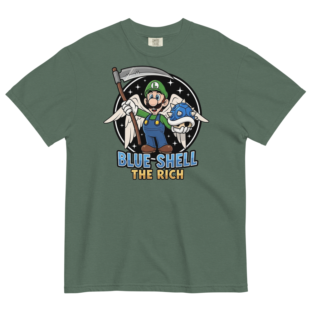 Blue Shell The Rich Heavyweight Tee