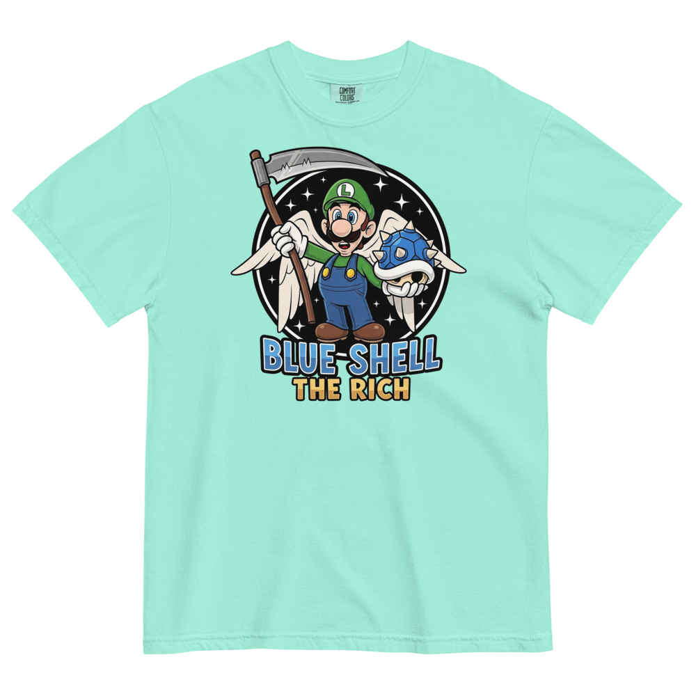 Blue Shell The Rich Heavyweight Tee