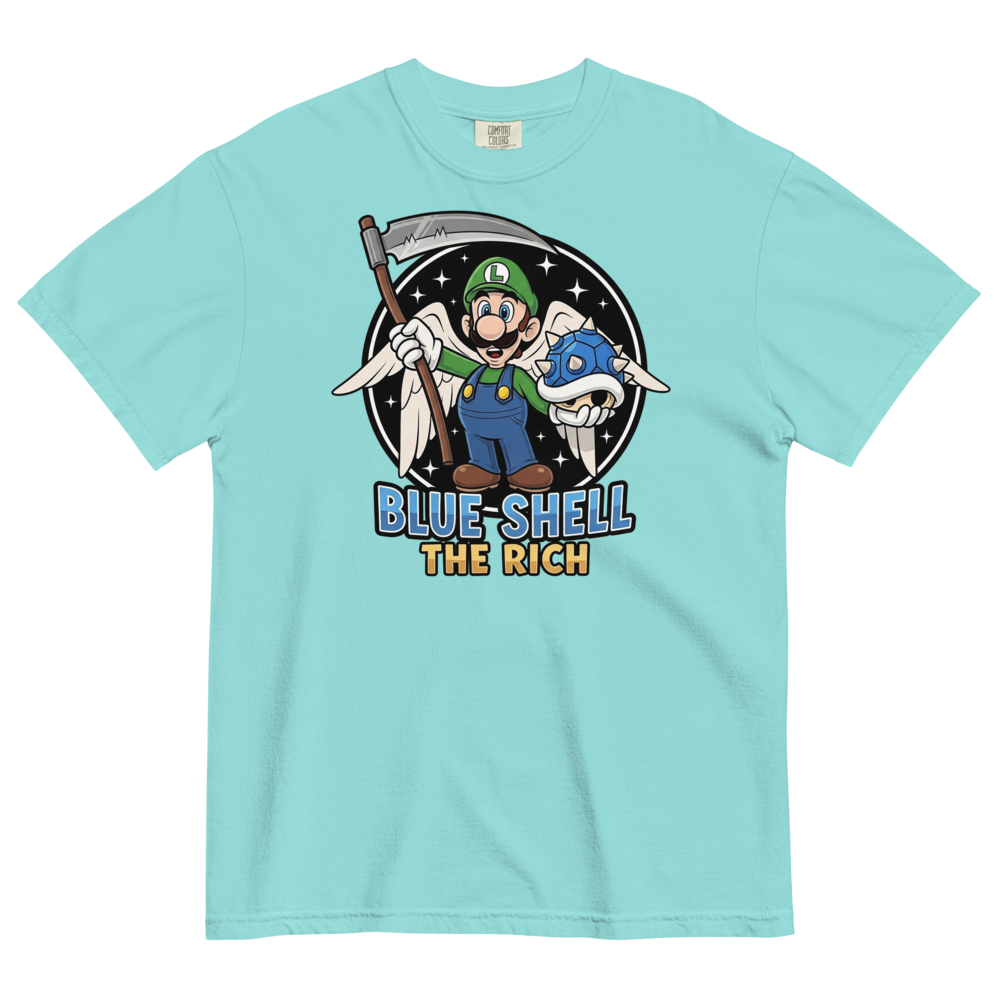 Blue Shell The Rich Heavyweight Tee