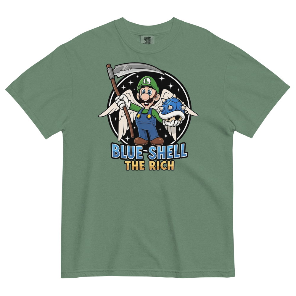 Blue Shell The Rich Heavyweight Tee