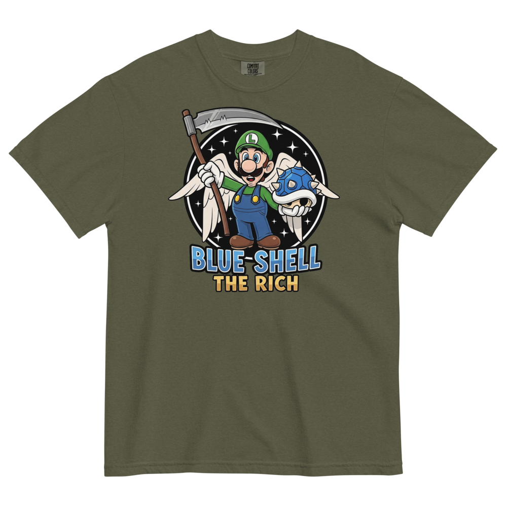 Blue Shell The Rich Heavyweight Tee