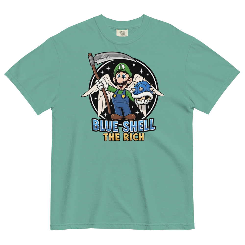Blue Shell The Rich Heavyweight Tee