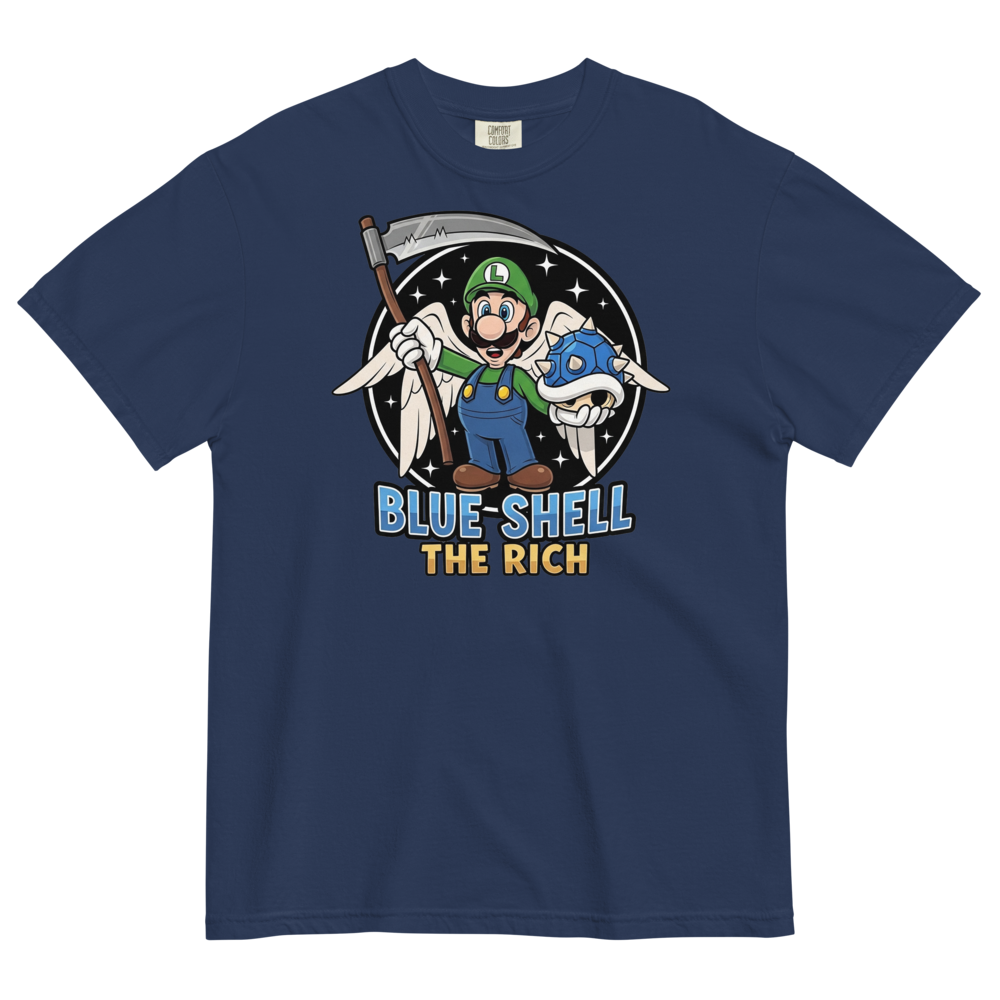 Blue Shell The Rich Heavyweight Tee