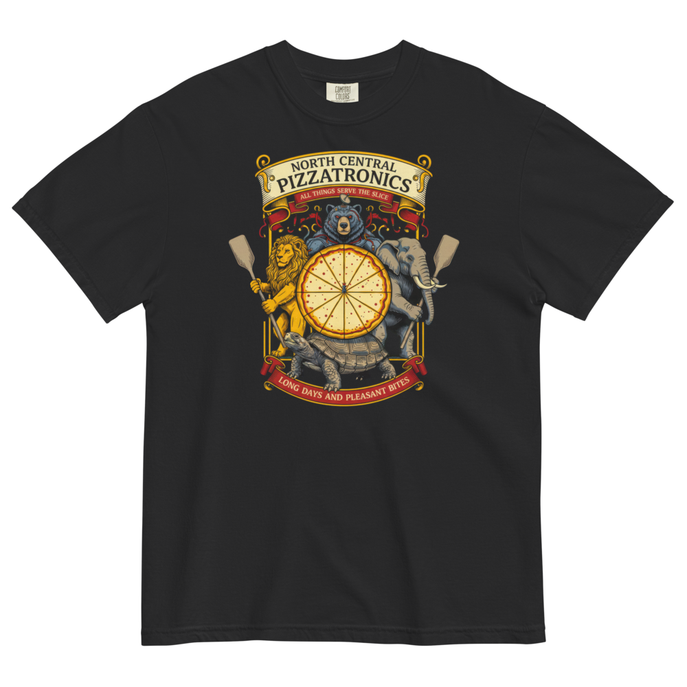North Central Pizzatronics Heavyweight Tee