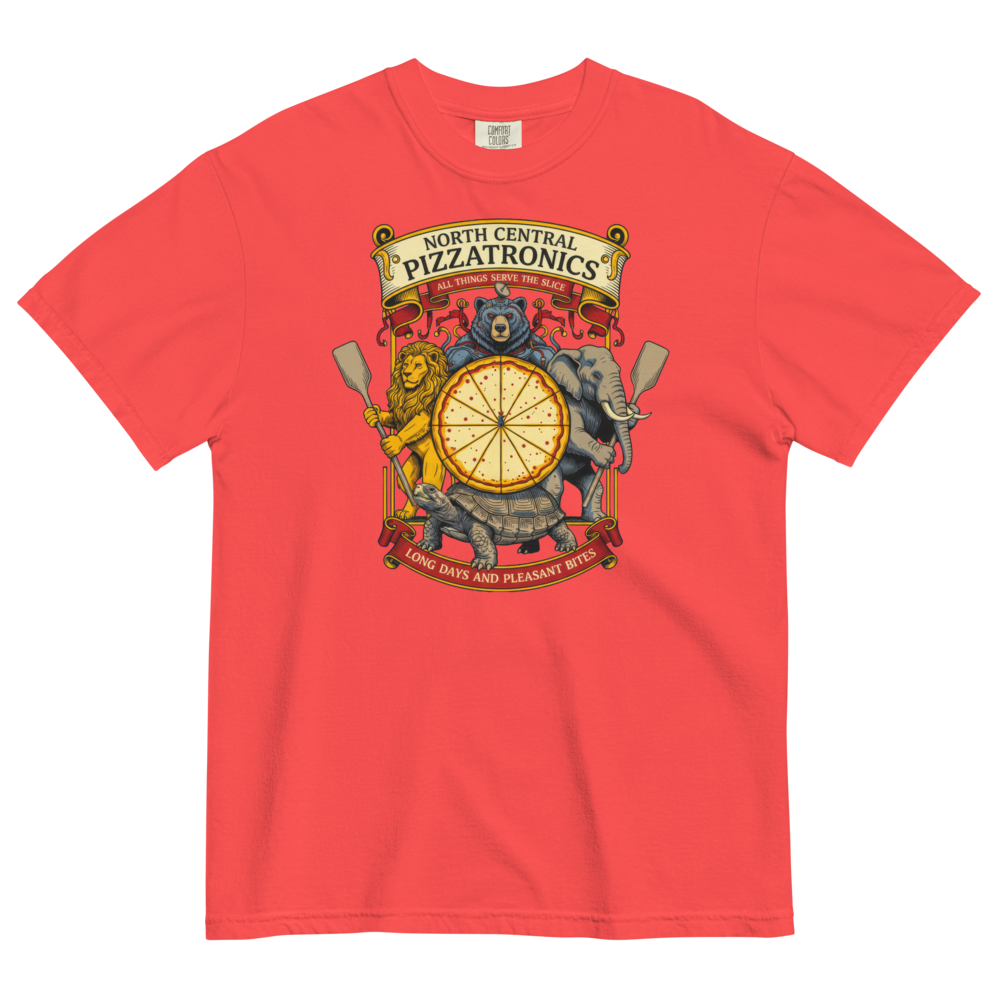 North Central Pizzatronics Heavyweight Tee