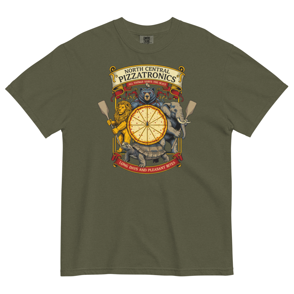 North Central Pizzatronics Heavyweight Tee