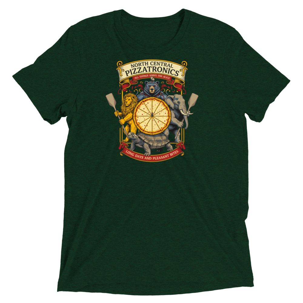 North Central Pizzatronics Triblend Tee