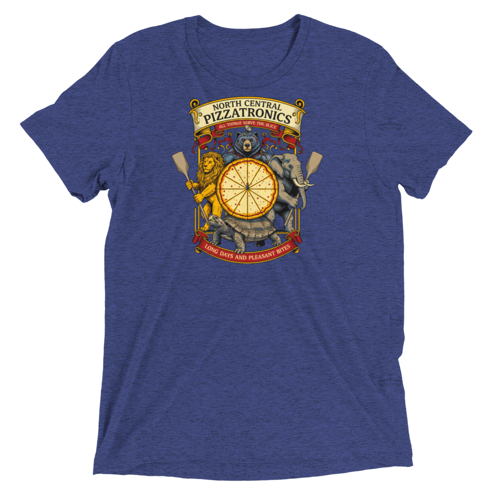 North Central Pizzatronics Triblend Tee
