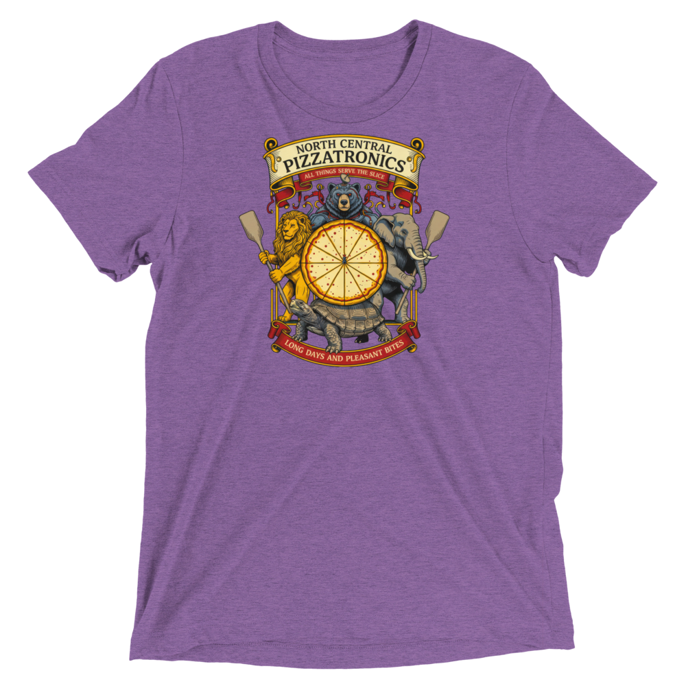 North Central Pizzatronics Triblend Tee