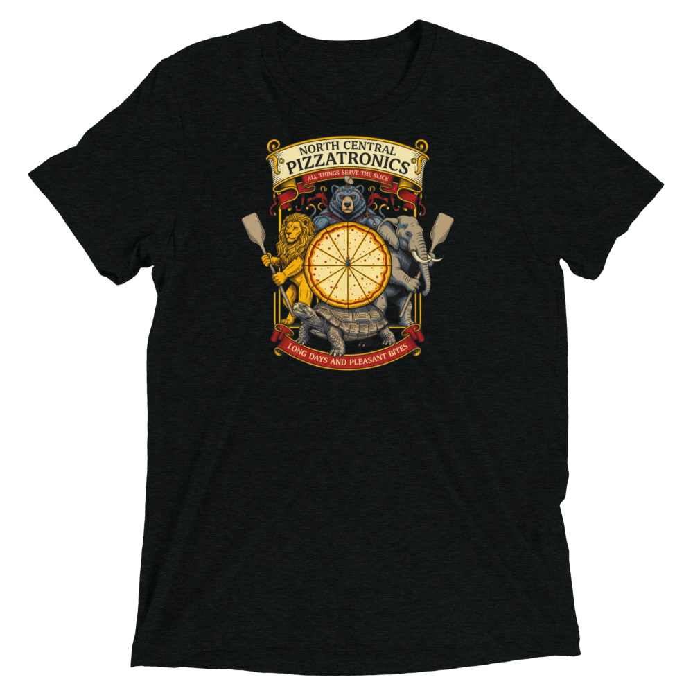 North Central Pizzatronics Triblend Tee