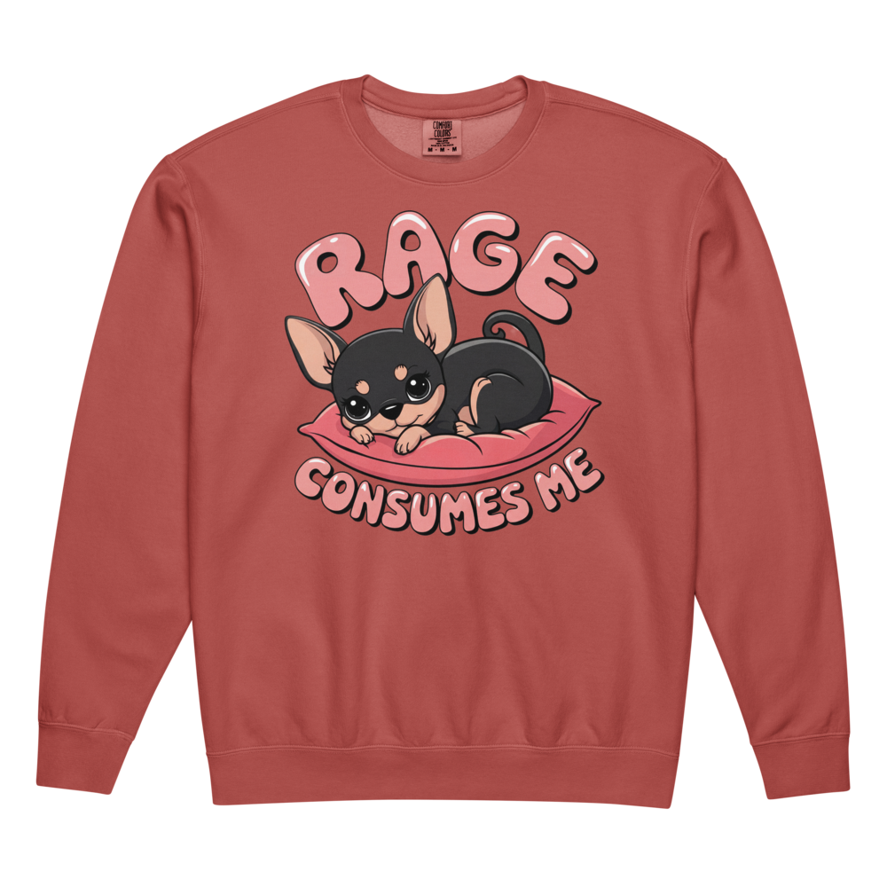 Rage Consumes Me Fleece Sweatshirt