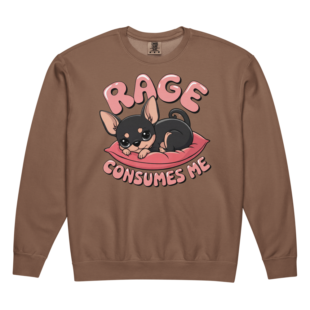 Rage Consumes Me Fleece Sweatshirt