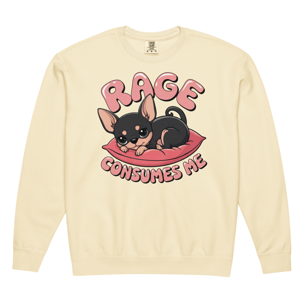 Rage Consumes Me Fleece Sweatshirt
