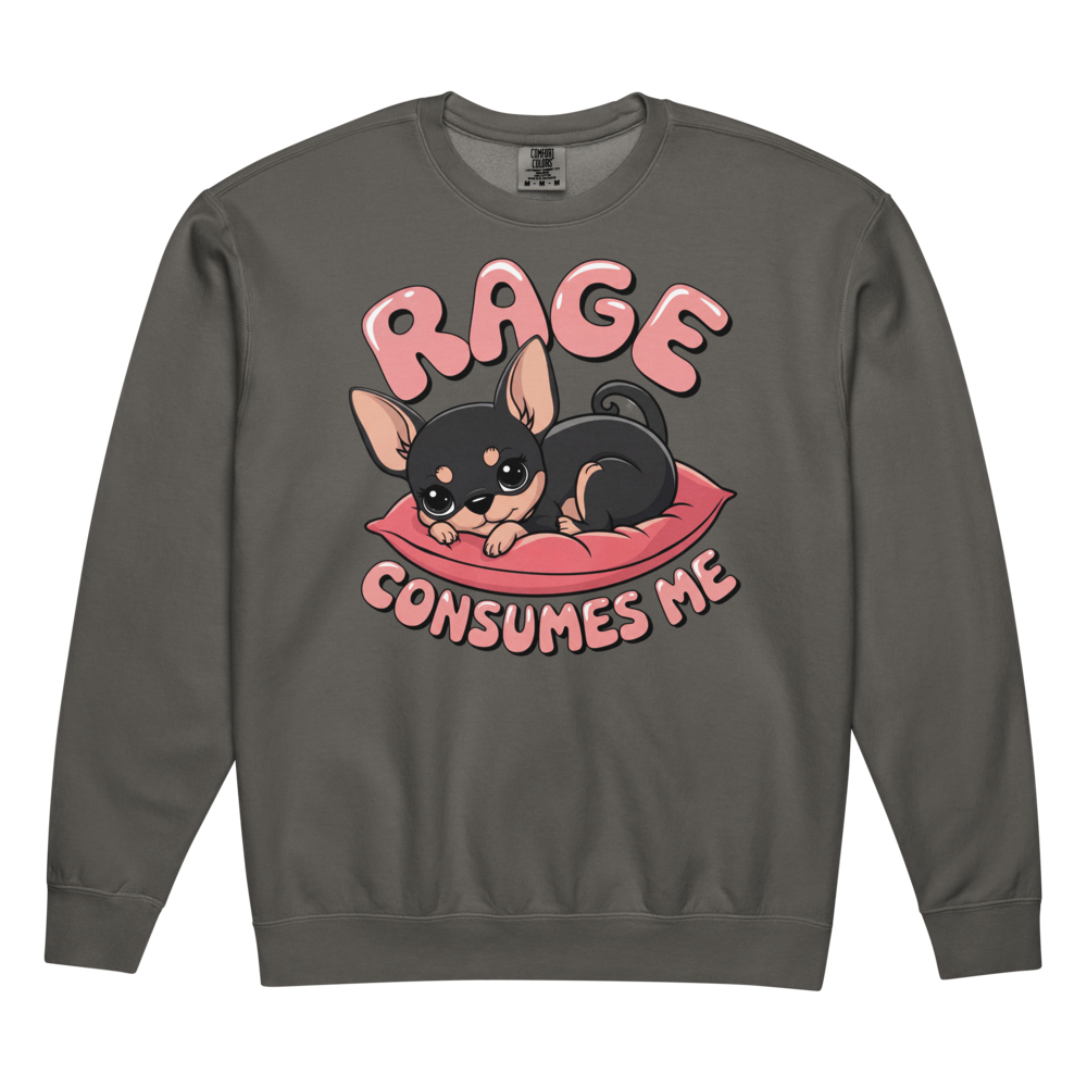 Rage Consumes Me Fleece Sweatshirt
