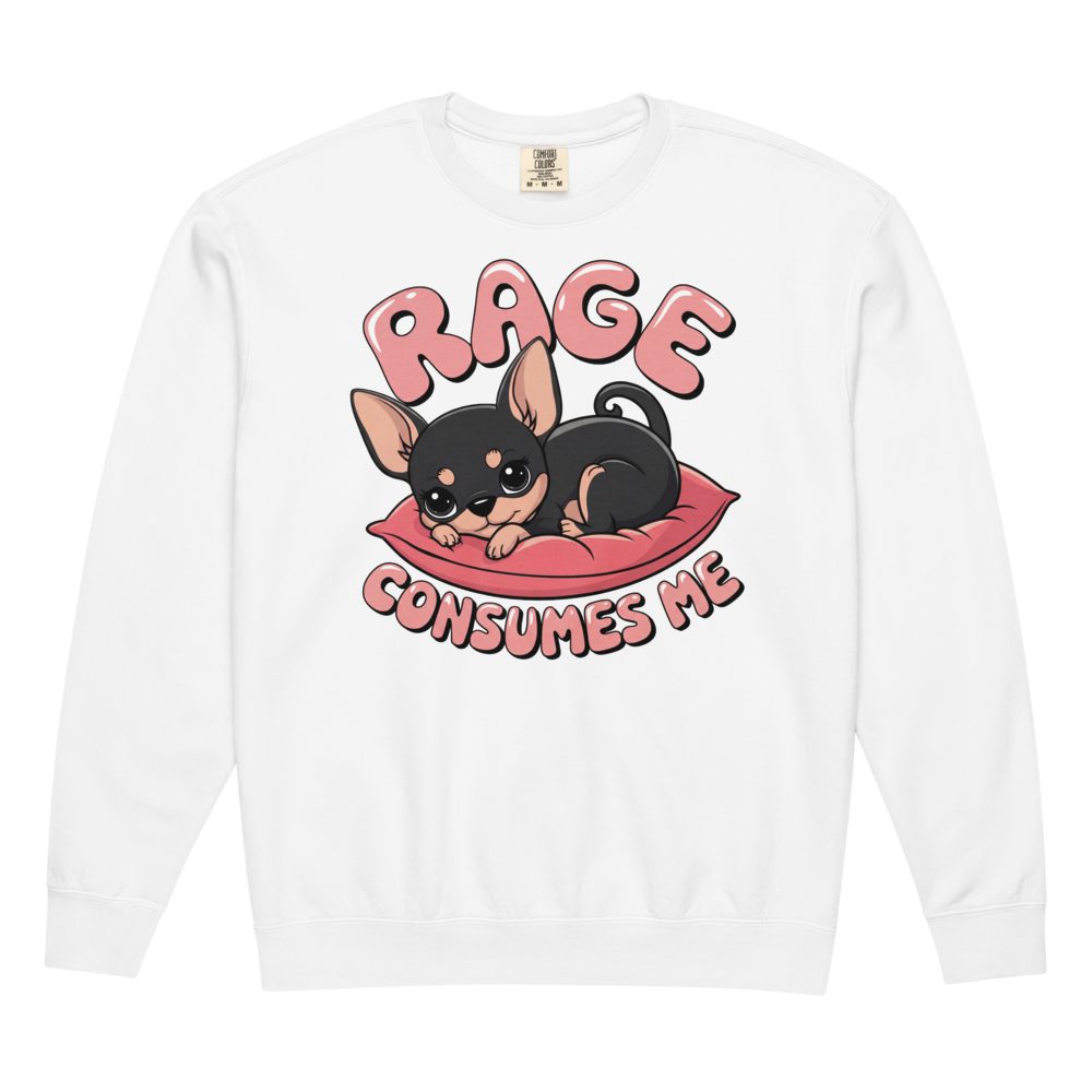 Rage Consumes Me Fleece Sweatshirt