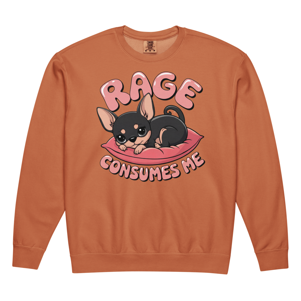 Rage Consumes Me Fleece Sweatshirt