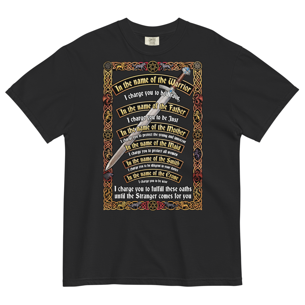 A Knight's Charge Heavyweight Tee