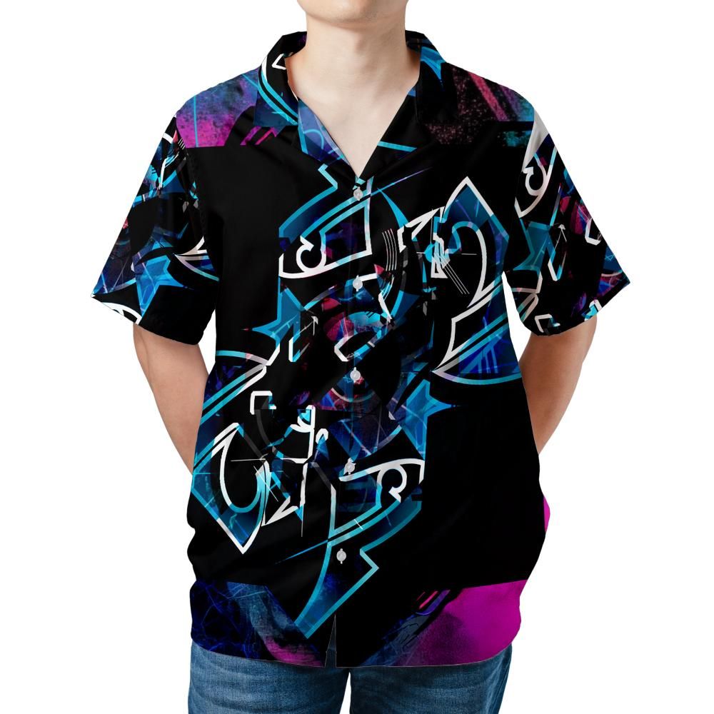 All-over Print Comfort Short-sleeve Hawaiian Shirt