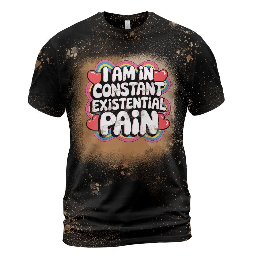 Existential Pain Bleached T-Shirt
