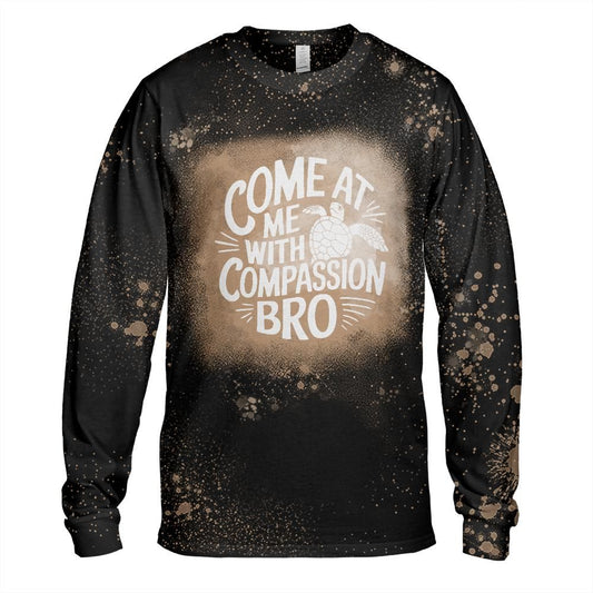 Compassion Bleached Long Sleeve T-Shirt