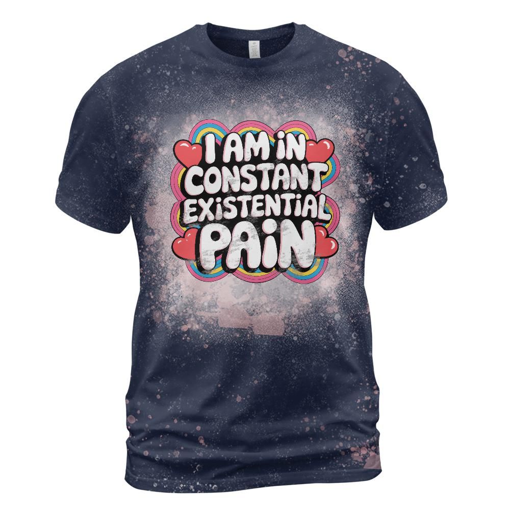 Existential Pain Bleached T-Shirt