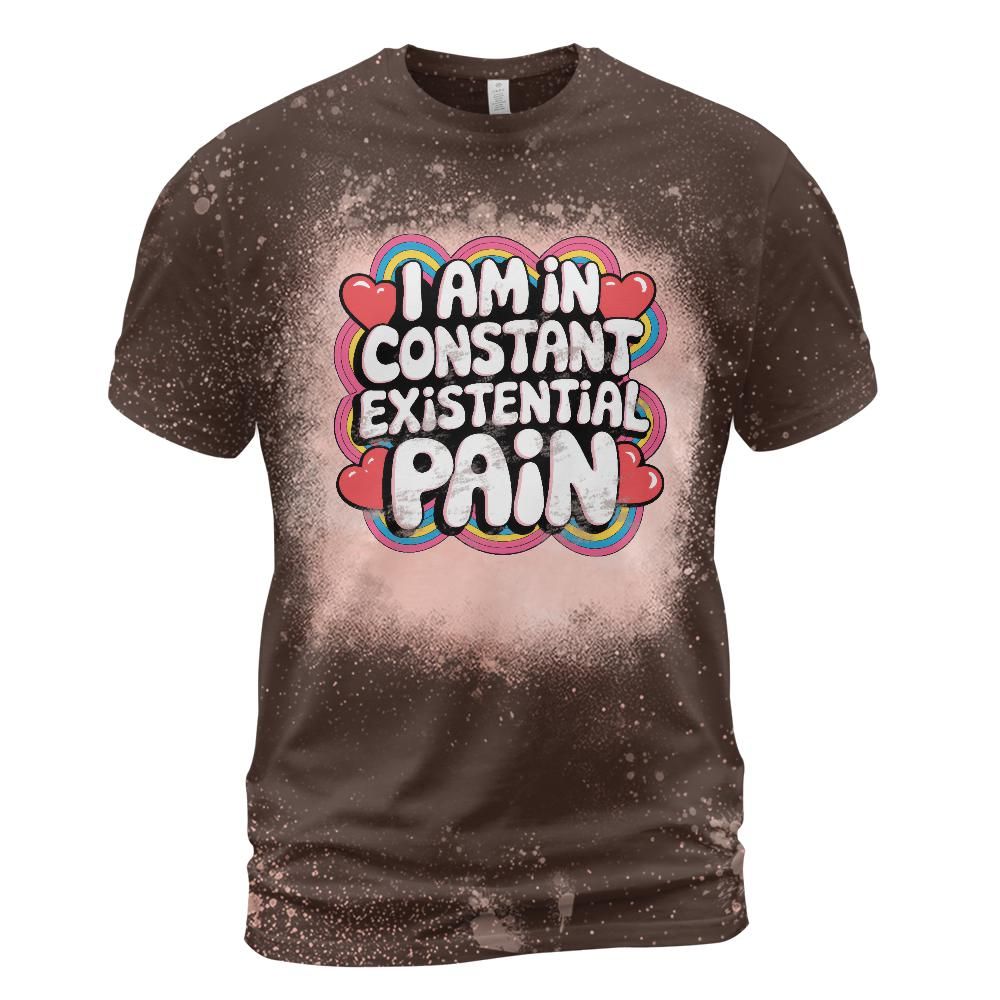 Existential Pain Bleached T-Shirt